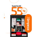 Guarda Roupa Dobrável Organizador Roupas Closet Roupeiro