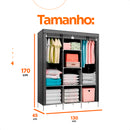 Guarda Roupa Dobrável Organizador Roupas Closet Roupeiro