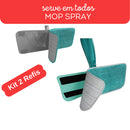 KIT 2 Refils de Microfibra Verde para Mop Spray – Limpeza Profunda Sem Esforço, Sem Riscos e com Sustentabilidade!