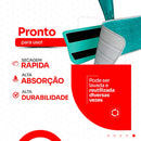 KIT 2 Refils de Microfibra Verde para Mop Spray – Limpeza Profunda Sem Esforço, Sem Riscos e com Sustentabilidade!