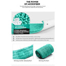 KIT 2 Refils de Microfibra Verde para Mop Spray – Limpeza Profunda Sem Esforço, Sem Riscos e com Sustentabilidade!