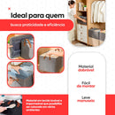 Caixa Organizadora Dobrável 25L com Alças – Kit com 2, 3 ou 4 Unidades para Organizar com Estilo e Economia de Espaço!
