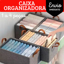 Caixa Organizadora Dobrável 25L com Alças – Kit com 2, 3 ou 4 Unidades para Organizar com Estilo e Economia de Espaço!