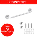 Barra de Apoio para Banheiro 80cm Inox – Segurança para Idosos, Vaso Sanitário e Cadeirantes