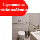 Barra de Apoio para Banheiro 80cm Inox – Segurança para Idosos, Vaso Sanitário e Cadeirantes