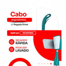 Mop Spray 3 em 1 com Reservatório 400ml – Limpeza Rápida e Eficiente: Lava, Enxágua e Seca Sem Esforço!