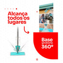 Mop Spray 3 em 1 com Reservatório 400ml – Limpeza Rápida e Eficiente: Lava, Enxágua e Seca Sem Esforço!